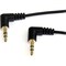 Startech.Com 1 ft Slim 3.5mm Right Angle Stereo Audio Cable - M/M MU1MMS2RA - alternate 1