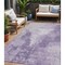 Homeroots 5' X 8' Plum And Purple Abstract Washable Indoor Outdoor Area Rug 616323 - alternate 1