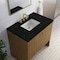 James Martin Vanities Hudson 36" Single Vanity, Honey Oak w/ 3 CM Phantome Eclos Top 435-V36-HNO-3PHT - alternate 10