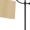 Homeroots 63" Bronze Metal Adjustable Floor Lamp With Tan Paper Square Shade 526248 - alternate 6