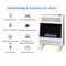 Procom Heating Liquid Propane Ventless Blue Flame Heater With Base Feet - 20,000 BTU, Manual Control ML200HBA-B - alternate 8