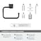 Amerock Mulholland Matte Black Traditional 5-3/4 in 146 mm Length Towel Ring BH36022MB - alternate 6