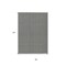Homeroots 8' X 10' Black And Ivory Geometric Washable Indoor Outdoor Area Rug 614722 - alternate 9