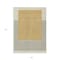 Homeroots 8' X 10' Gold Black And Beige Striped Washable Indoor Outdoor Area Rug 597220 - alternate 9