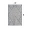 World Rug Gallery Minimal Stripe Geometric Shag Area Rug 4 ft x 6 ft White WR130WHITE4X6 - alternate 10
