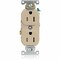 Leviton Straight Blade Receptacle, 5-15R, 15 A, 125V AC, Flush Mount, Self-Grounded TBR15-I - alternate 1