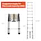 Wrightmaster 10.5 ft. Aluminum Portable Extension Ladder with 300 lb. Load Capacity Type IA Duty Rating for Home ZR-255607 - alternate 9