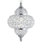 Jonathan Y Juliette 12" Crystal/Metal LED Pendant, Chrome JYL6111A - alternate 18