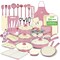 Nutrichef 54-Piece Kitchen Cookware Set NCCW54PNK - alternate 1