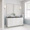 James Martin Vanities Chicago 60 in. Double Vanity, Glossy White, w/ 3 CM Charcoal Soapstone Silestone Top 503-V60D-GW-3CSP - alternate 6