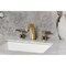 Kingston Brass Widespread Bathroom Faucet with Knurled Handle and Brass Pop-Up, Antique Brass KS2963KNL - alternate 6
