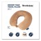 Brookstone U-Shaped Memory Foam Travel Pillow, 11.8 x 3.74 x 12.6, Khaki BNPM0004 - alternate 5