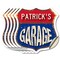 Signmission Patrick's Garage, 4 inch X 4 inch, Vinyl Decal, 5PK SHI-D-5PACK-4-383-PATRICK - alternate 1