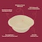 Chuk Bowl 6 oz square round, Natural Molded Fiber, 800 Count Case, 800PK BW-06-SR - alternate 5