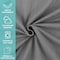 Arkwright Home Cozy Soft Polar Fleece Throw Blanket 50x60 Grey (6pk), 6PK P-FCPL-6PK-GY - alternate 8