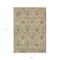 Homeroots 5' X 8' Olive Green And Fern Green Medallion Washable Indoor Outdoor Area Rug 587795 - alternate 9