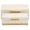 Homeroots Set of Two White And Gold Nesting Decorative Storage Boxes With Lids, 2PK 712920 - alternate 10