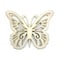 Homeroots 23" X 19" X 4" Light Yellow Rustic Butterfly Wooden Wall Decor 274492 - alternate 6