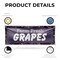 Signmission Farm Fresh Grapes, 36 Inch x 96 Inch, Vinyl Banner B-96-30594 - alternate 5