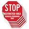 Signmission Stop Restricted Area Surgical Perso, 4 inch X 4 inch, Vinyl Decal, 5PK OC-D-5PACK-4-181 - alternate 1