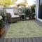 Homeroots 5' X 8' Mint Green Brown And Gray Floral Washable Indoor Outdoor Area Rug 603474 - alternate 9
