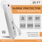 Digital Energy Heavy-Duty Surge Protector Power Strip, 10 Outlets W/ 2 USB Ports and Coaxial, 25ft Cord, Wht DSS5-1022-WHT - alternate 6