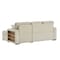 Global Furniture Usa Contemporary U0222 Ivory Pull Out Sofa Bed With Speaker And 2 Pillows U0222-IVORY-PULL OUT SOFA BED W/SPKR - alternate 8