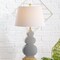 Jonathan Y Carter 29" Ceramic/Resin LED Table Lamp, Grey/Gold JYL3018B - alternate 9