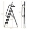 Wrightmaster 5.5 ft. Folding Steel Ladder (10 ft. Reach) w/330 lbs Capacity, Utility Top Platform, Safety Rails ZR-5189P418344 - alternate 5