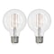 Bulbrite 60-Watt Equivalent G25 Clear Dimmable Edison LED Light Bulb Soft White, 2PK 861928 - alternate 1