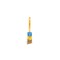 Wooster Paint Brush 1-1/2" W, 1-15/16" L China Bristle, Beaver Tail Handle, Amber Brown/Pearl Yellow 1233-1 1/2 - alternate 6