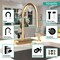 Hansgrohe Aquno Select HighArc Kitchen Faucet, 3-Spray Pull-Down with sBox, 1.75 GPM in Brushed Gold Optic 73831251 - alternate 2