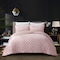 Homeroots Blush Queen Polyester 220 Thread Count Washable Down Comforter Set 528877 - alternate 8