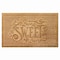 Gardenised Heavy Duty Coco Coir Doormat with Non Slip PVC Baking Embossed Design, Sweet Home QI004880 - alternate 1