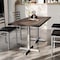 Flash Furniture Bennett 30 in x 60 in Solid Wood Indoor Tabletop in Dark Brown with 22 in x 22 in Dining Height GSF-REC3060-DKBRN-T2222S-GG - alternate 10