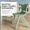 Flash Furniture 2 PC Plastic Activity Table and 2 Chairs Set, 10.5 inSeat Height-Sage YU-YCY-098-0032-RECT-TBL-SAGE-GG - alternate 10