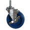 Service Caster 5 Inch Solid Polyurethane Wheel Swivel 12mm Threaded Stem Caster with Brake SCC-TS20S514-SPUS-TLB-M1215 - alternate 1