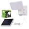 Iq America Dynamic Tracking Solar Motion Security Light - 1800 Lumens Outdoor LED, White IST-2418-WH - alternate 1