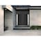 Vdomdoors Front Exterior Prehung Metal-Plastic Double Doors / MANUX 8111 Matte Black / 2 Sidelites Exterior W MANUX8111DEXD-BLK-RH-W12+72+12xH80 - alternate 4