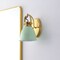 Jonathan Y Phineas 7" 1-Light Adjustable Farmhouse Bohemian Iron LED Vanity Light, Mint Green/Brass Gold JYL1114D - alternate 13