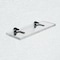 Fab Glass And Mirror Acrylic Shelf 6 x 11.5inces Black Bracket 3/4in Thickness Acrylic Pack of 2 AS19SC-6x11BL2P - alternate 7