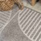 Jonathan Y Nordby High-Low Geometric Arch Scandi Striped Gray/Cream 4 ft. x 6 ft. Indoor/Outdoor Area Rug SCN104C-4 - alternate 8