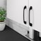 Richelieu 5 1/16-inch (128 mm) Center to Center Matte Black Contemporary Cabinet Pull BP7350128900 - alternate 7