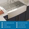 Wrightmaster 33 in. Undermount 16-Gauge Single Bowl Stainless Steel Kitchen Sink with Bottom Grids and Strainer ZOR-AT332210R1 - alternate 9