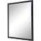 Homeroots 31" Black Framed Accent Mirror 632809 - alternate 1