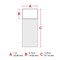 Brady High Adhesion Self Lam Vinyl Wire and Cable Lbls 2.25in H x 1in W WT, CL 3000/RL ROW2 THT-75-417-3 - alternate 2