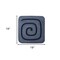 Homeroots 19" X 19" Gray and Black Geometric Sandstone Hanging Dimensional Sculpture 274758 - alternate 5