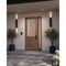 Doornmore G5001, 51.5" x 98" ( 36" Door + 12" Side) Left Hand, Mahogany 1/2 Lite Exterior Door G5001-SW-3696-G101-SL_1-1_LI - alternate 1
