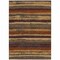 Homeroots 8' X 10' Chocolate Beige And Copper Striped Washable Indoor Outdoor Area Rug 598881 - alternate 9