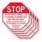 Signmission Stop Do Not Refill Small 1 Lb. Cyli, 10 inch X 10 inch, Aluminum Metal Signs, 5PK OC-A-5Pack-10-252 - alternate 1